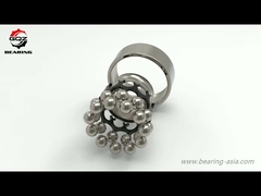 Kendinden Hizalı Bilyalı Rulman Çift Sıra Yağ Boşluklu Çelik Kafesli