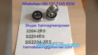 SS2204 2RS Paslanmaz Çelik Kendinden Hizalamalı Bilyalı Rulman