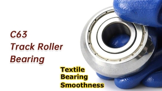 C63 Palet Makaralı Rulman (17x50x17,5mm): Tekstil Makinesi Lineer Kılavuz Bileşeni