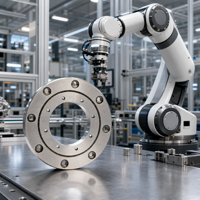 satın al RU124G Yüksek hassasiyetli çapraz rulo rulman 80x165x22mm Robot eklemleri için ultra hassas rulman Çevrimiçi üretim