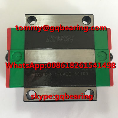 satın al GCR15 Çelik Malzeme HIWIN HGW20CB Flange Tipi Doğrusal Rehberlik Çevrimiçi üretim