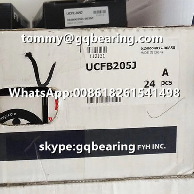 satın al Dökme demir malzemesi FYH UCFB205J 3 bultlu Flanged Pillow Block Ball Bearing UCFB205 Çevrimiçi üretim