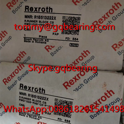 satın al Rexroth R18513222X Roller Rail Runner Block Bosch R18513222X Doğrusal rulman Çevrimiçi üretim
