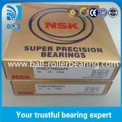 7010CTYNSULP4 Araç Makinesi için Yüksek Hassasiyetli rulmanlar 50x80x16 mm