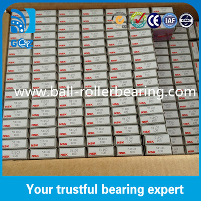 OD 30mm Teel Kafes Top İtki Lageri 51103 Ağır Yük ISO9001 Sertifikasyonu