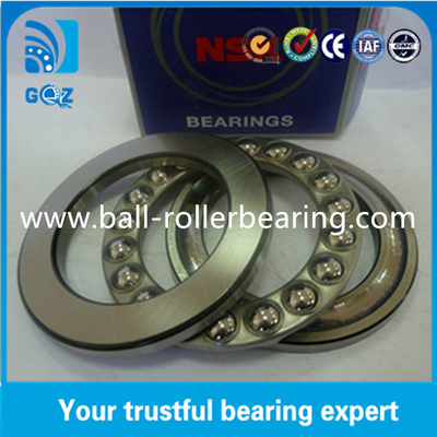 51102 Tek yönlü itme top rulmanları Yüksek hassasiyet 15 X 28 X 9 mm