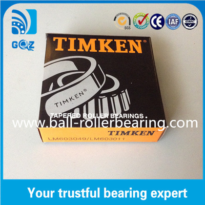 Ağır yüklü konik rulo karavan tekerlek rulmanları LM603049 / LM603011