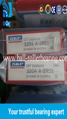 Profesyonel Çift Satır Çemberli Kontak Top Lageri 7205 ACD / P4A 25*52*15mm