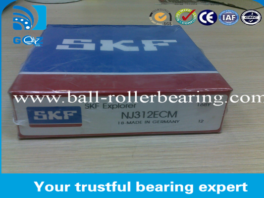 Yüksek hassasiyetli silindirli rulo rulmanları NJ 312 ECM 60 X 130 X 31 MM