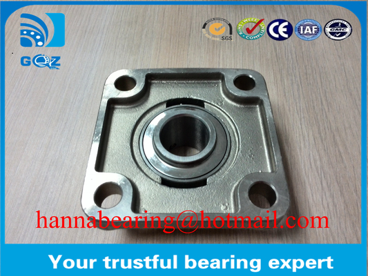 Şaktı 30 mm Metrik Yastık Blok Taşıma SUCF206 Dört Bolt Flanged Konveyör Kemeri için Ev