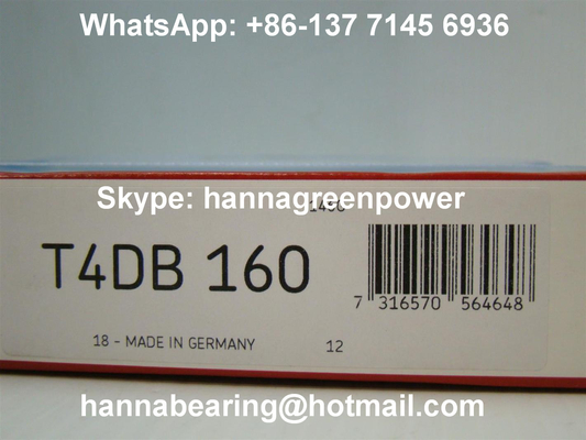 İnce Tipi T4DB160 Ağır Yüklü Taper Roller Lageri 160x220x32mm