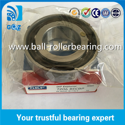 OD62mm SKF P0 Precision Angular Contact Bearings 7206BECBP 30*62*16mm