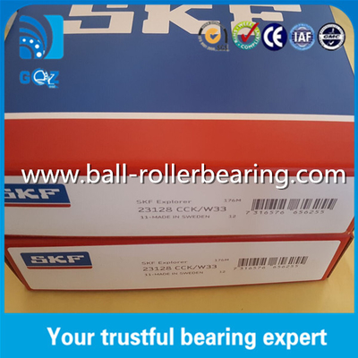 112 Taper Hole Steel Cage Spherical Roller Bearing SKF 23128CCK/W33