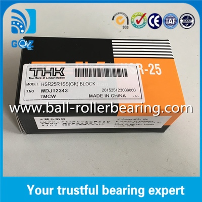 THK HSR25R1SS Doğrusal kaydırma rulmanları HSR -25 40mm Yüksek hassasiyetli rulman