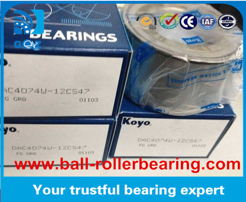 koyo DAC Otomobil rulmanları, çift sıra radyal top rulmanı DAC4074W-3 toyota corolla 90363-40066 için DAC4074W-3