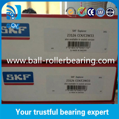 C3 Açıklık Taper Bore Spherical Roller Bearing SKF 23126 CCK/C3W33