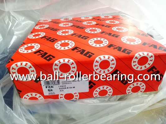 C3 Açıklık Bakır Kafes Lageri / Kolar Roller Lageri FAG 22324-E1A-M-C3