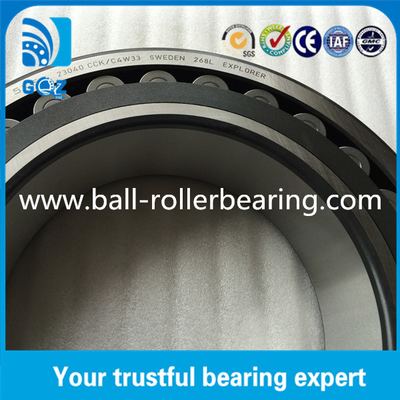 C4 Açıklık Çelik Kafes Küresel İtki Rol rulmanları SKF 23040 CCK/C4W33