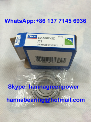 Motor rulmanı E2.6005-2Z/C3 Enerji tasarruflu yüksek hızlı top rulmanı 25x47x12mm