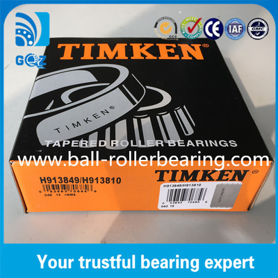 Chrome çelik konik rulo rulmanı TIMKEN H913849 / H913810 ISO9001: 2008