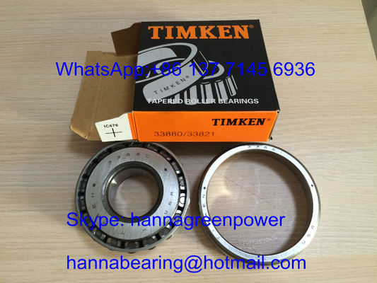 33880 / 33821 Tek Satır Inç Boyut Tapered Roller Bearing 38.1*95.25*27.783 mm