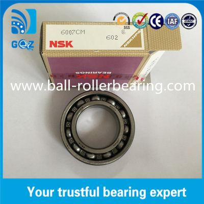 Açık tip NSKHPS Gcr15 kromlu çelik NSK 6007CM ile derin oluklu otomotiv rulmanları
