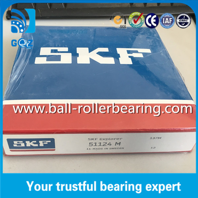 120mm Bor iyi performanslı itiş topu rulman bakır kafese SKF 51124M