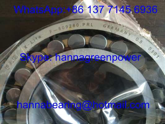 F-809280.PRL Çimento Karıştırıcı Redüktörü 100x165x52/65mm için Bakır Kafes Küresel Rol rulman 809280