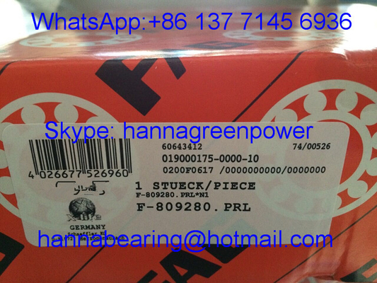 F-809280.PRL Çimento Karıştırıcı Redüktörü 100x165x52/65mm için Bakır Kafes Küresel Rol rulman 809280