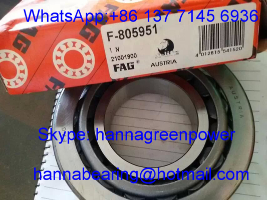 F-805951 Otomotiv Dönüştürme Kutusu Taper Roller Lageri F805951 65 * 140 * 36 mm