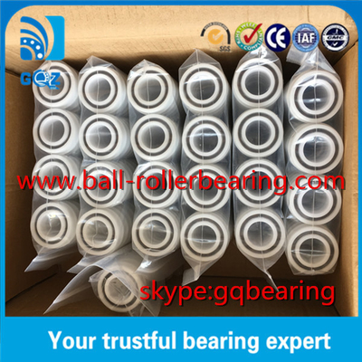 F6005 POM Plastik Flens Derin Çukurlu Seramik Top rulmanları 25*47*12mm