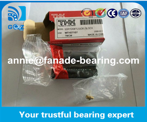 THK SSR serisi CNC makinesi için doğrusal ray ve blok SSR15XW1UU doğrusal rehber doğrusal blok THK SSR15XW1GG