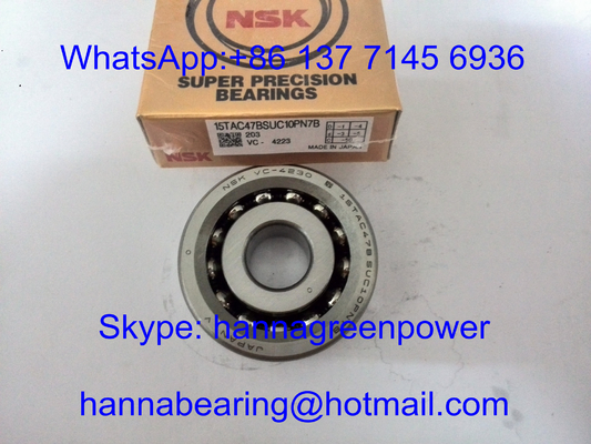 15TAC47BSUC10PN7B / 15TAC47CSUHPN7C Küresel temas itme küre rulmanı 15x47x15mm
