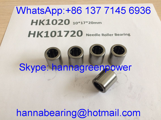 HK101720 / HK1020 / TA1020Z Açık uçlu çekilmiş bardak iğneli rulo rulman 10 * 17 * 20mm
