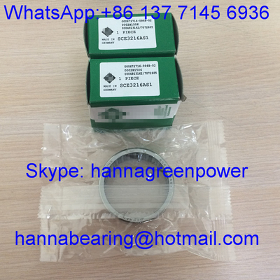SCE3216AS1 / SCE3216 Açık uçlu inçli çekilmiş bardak iğneli rulman rulmanları, 50.8*60.325*25.4mm