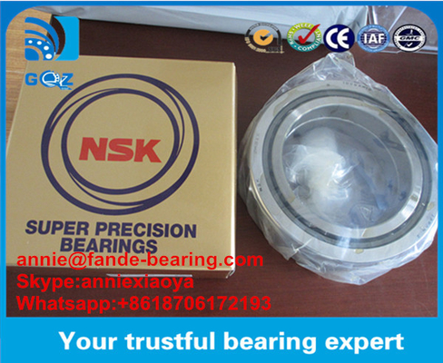 Yüksek Hızlı hassasiyetli NSK Motorlu Spindle rulmanı 45BNR10S 45*75*16mm açılı temas topu rulmanı
