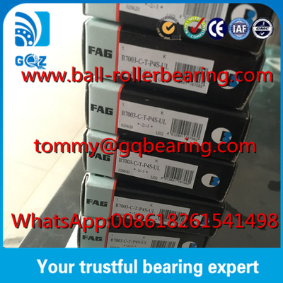 15 derece açılı temas top rulmanı P4S hassas FAG B7003-C-T-P4S-UL süper hassas top rulmanı