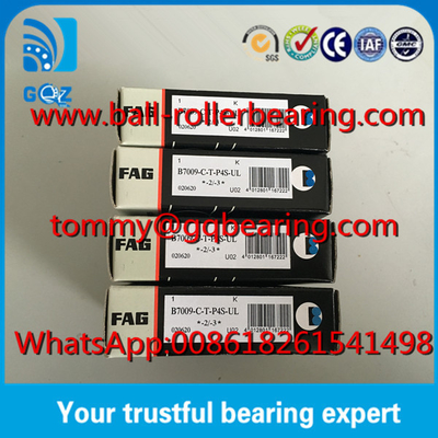 45*75*16mm Boyut Bakelit tutturmacı FAG B7009-C-T-P4S-UL Döner rulman