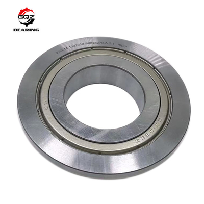 Katı tunç kafesi Dört noktalı temas topu rulmanı 60 mm Bor QJ312N2MA