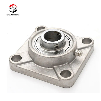 Şaktı 30 mm Metrik Yastık Blok Taşıma SUCF206 Dört Bolt Flanged Konveyör Kemeri için Ev