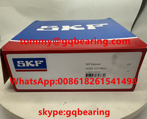 İsveç Kaynak SKF 24126 CC/C3W33 C3 Clerance Küresel Rol rulman 130x210x80mm