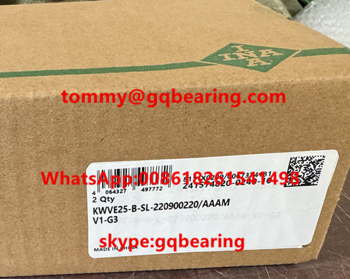 KWVE25-B-S-V1-G3 Dolaşımlı Top Taşıma Bracket Doğrusal Rehberlik Araçları 23*48*83mm Makine Doğrusal Rehberlik Kaydırma