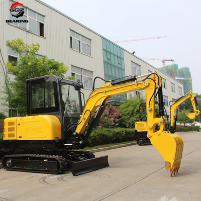 Çinli R350 Mini Kazıcı Küçük Kazıcı Kubota Motor Kazıcı Mikro Kazma Makinesi Kabinli Mini Kazıcı