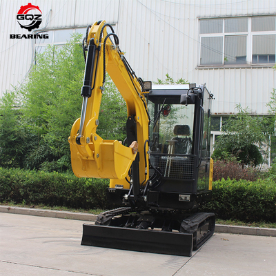 Çinli R350 Mini Kazıcı Küçük Kazıcı Kubota Motor Kazıcı Mikro Kazma Makinesi Kabinli Mini Kazıcı