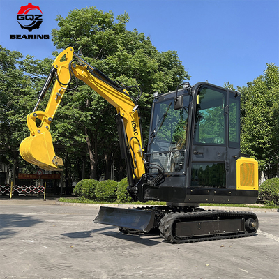 R340 Dayanıklı 2 Ton Tarımsal Mikro Kazı Makinesi Mini Kazı Makinesi Küçük Hidrolik Çamurlu Kazı Makinesi Satılık