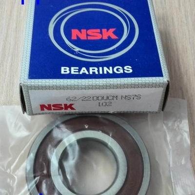 62/22DDU / 62/22ZZ / 62-22C3 / 62-22DDUCM Otomobil rulmanları Derin oluk 22*50*14 mm