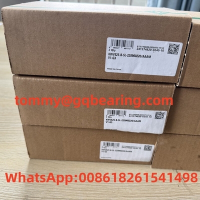 G1 Precision INA KWVE25-B-SL Doğrusal Blok KWVE25-B-SL-220900220/AAAM V1-G3 Dar Uzun Tip Doğrusal Kaydırma rulmanı