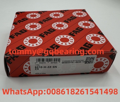Çelik Yaprak Metal Kafes FAG 6310-H-2Z-SN-C3 Derin Çukurlu Top Taşıma 50x110x27mm