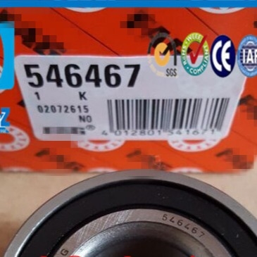 546467 Otomobil Top rulmanları, Araba / Otomobil için açılı temas top rulmanı