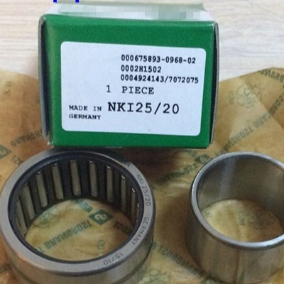 NKI25/20-TV-XL / NKI25-20 Polyamide lifli kafes iğneli, iç halka 25*38*20 mm ile yuvarlak itme rulmanı